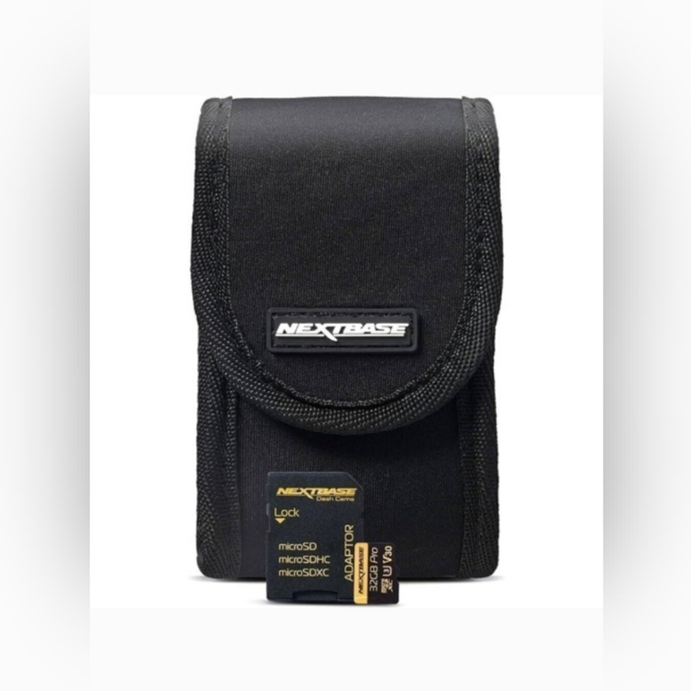 Nextbase 32GB U3 SD Card with Go Pack Go Pro Dash Carrying Case Camer GPS New